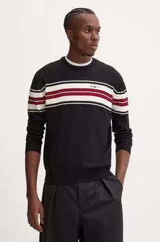 Шерстяной свитер Msgm, черный