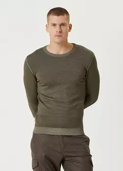 Шерстяной свитер Network, хаки