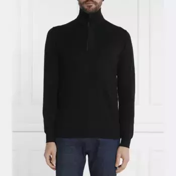 Шерстяной свитер обычного кроя Karl Lagerfeld, черный