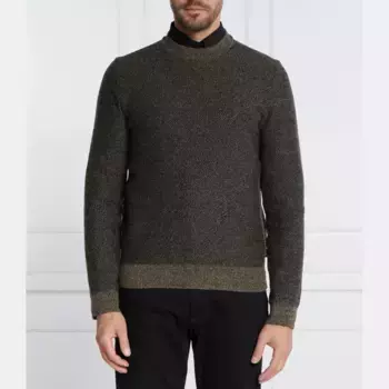 Шерстяной свитер обычного кроя Marameo Boss, коричневый