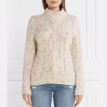 Шерстяной свитер обычного кроя Marc Cain, бежевый