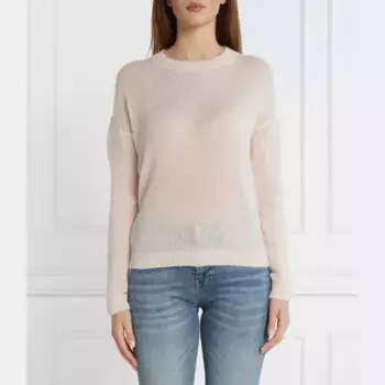 Шерстяной свитер обычного кроя Pinko, бежевый