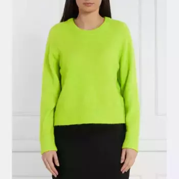 Шерстяной свитер обычного кроя Samse Samse, зеленый