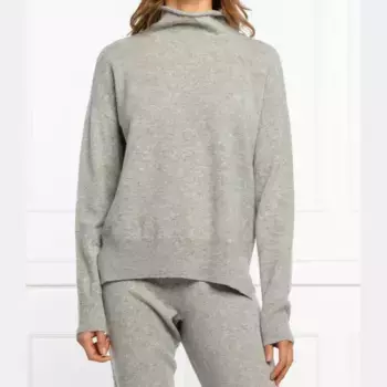 Шерстяной свитер оверсайз с добавлением кашемира Dkny, серый
