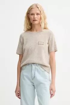 Шерстяной свитер PANTAS Munthe, бежевый