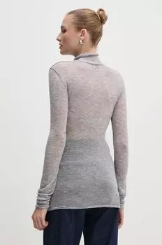 Шерстяной свитер Patrizia Pepe, серый