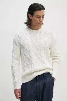 Шерстяной свитер Paul&Shark, бежевый