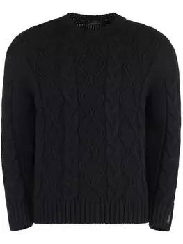 Шерстяной свитер Paul & Shark, черный