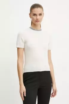 Шерстяной свитер Pinko, бежевый