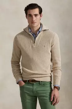 Шерстяной свитер Polo Ralph Lauren, бежевый