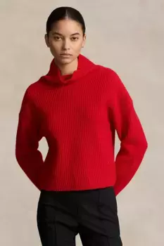 Шерстяной свитер Polo Ralph Lauren, красный