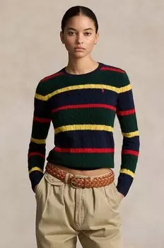 Шерстяной свитер Polo Ralph Lauren, мультиколор