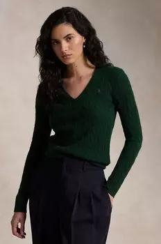 Шерстяной свитер Polo Ralph Lauren, зеленый