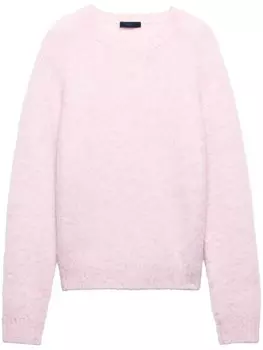 Шерстяной свитер Prada, розовый