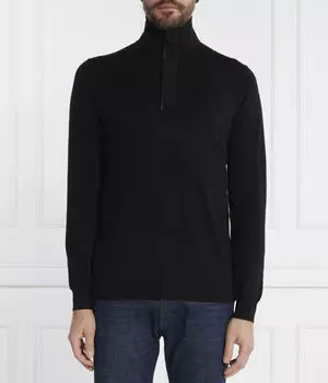 Шерстяной свитер Regular fit Karl Lagerfeld, черный