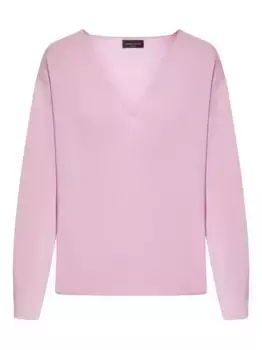 Шерстяной свитер Roberto Collina, розовый