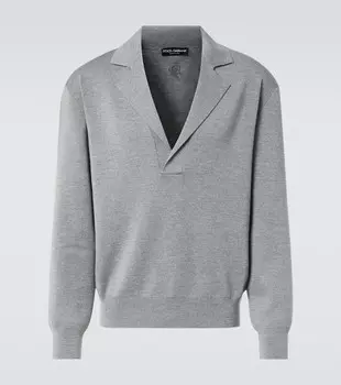 Шерстяной свитер с добавками Dolce&Gabbana, Light Grey