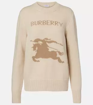 Шерстяной свитер с кашемиром Burberry, Nutmeg
