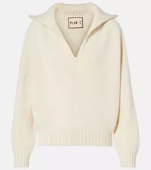 Шерстяной свитер с кашемиром Plan C, Butter