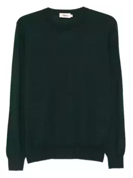 Шерстяной свитер с круглым вырезом Altea, зеленый