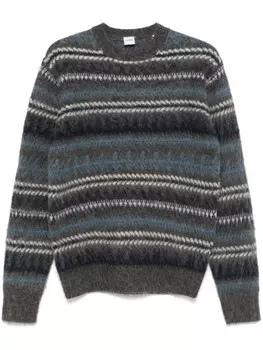 Шерстяной свитер с круглым вырезом ASPESI, синий