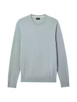 Шерстяной свитер с круглым вырезом Club Monaco, цвет chinois green