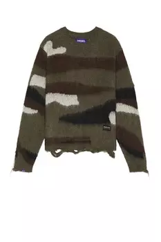 Шерстяной свитер с круглым вырезом Deva States, multi