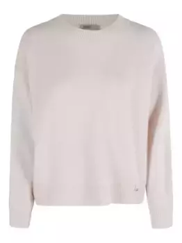 Шерстяной свитер с круглым вырезом Herno, нейтральный