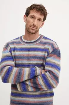 Шерстяной свитер с подтяжками Bryce A.P.C., серый