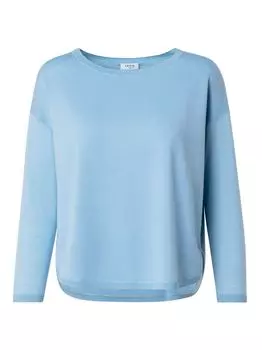 Шерстяной свитер с вырезом лодочкой Akris punto, синий