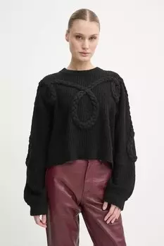 Шерстяной свитер SAKIRA Munthe, черный