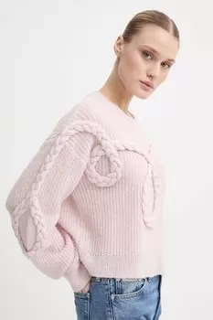 Шерстяной свитер SAKIRA Munthe, розовый