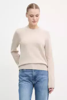 Шерстяной свитер Samsoe Samsoe, бежевый