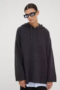 Шерстяной свитер Samsoe Samsoe, серый