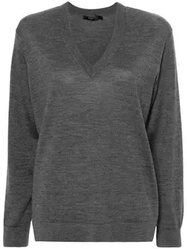 Шерстяной свитер Seventy, серый