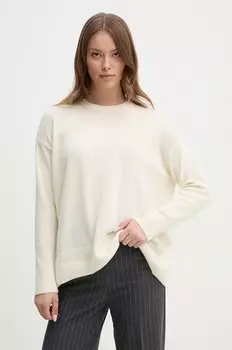 Шерстяной свитер Sisley, бежевый