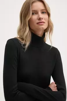 Шерстяной свитер Sisley, черный