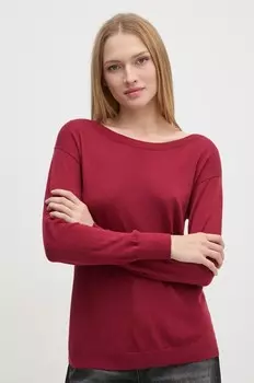 Шерстяной свитер Sisley, красный