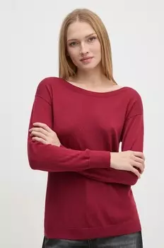 Шерстяной свитер Sisley, красный