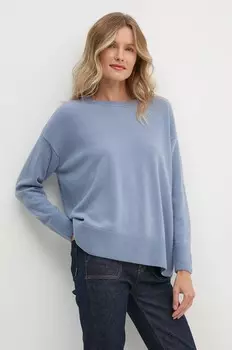 Шерстяной свитер Sisley, синий