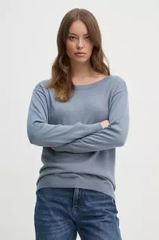 Шерстяной свитер Sisley, синий