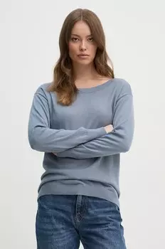 Шерстяной свитер Sisley, синий