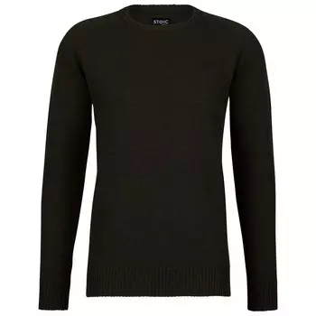 Шерстяной свитер Stoic MMXX Nauta II Wool, цвет Black Forest Melange