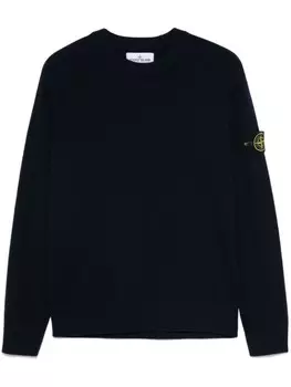 Шерстяной свитер Stone Island, синий