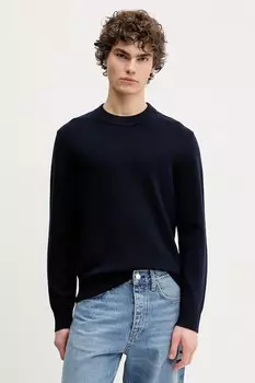 Шерстяной свитер Sunflower, темно-синий