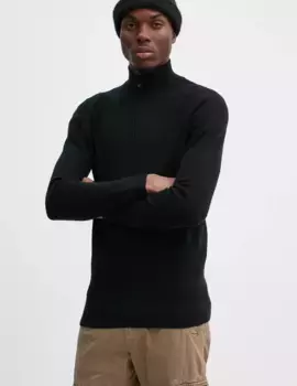 Шерстяной свитер Superdry, черный