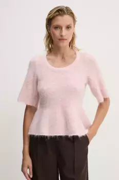 Шерстяной свитер ТАИСА MUNTHE, розовый