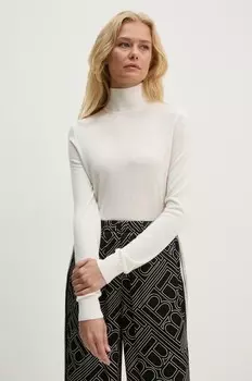 Шерстяной свитер Theory, бежевый