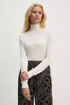 Шерстяной свитер Theory, бежевый