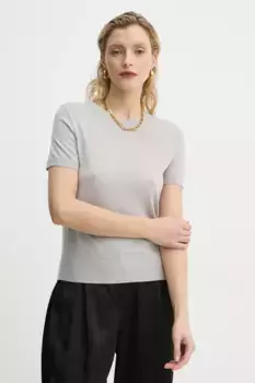 Шерстяной свитер Theory, серый